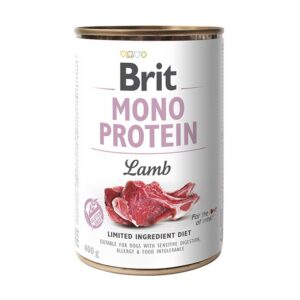 Brit Mono Protein Lamb konserv koertele 400g