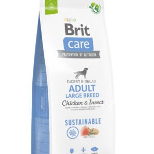 Brit Care Sustainable Adult Large Breed Chicken & Insect koeratoit 12kg