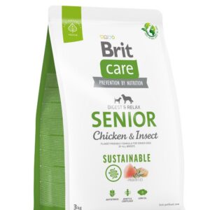 Brit Care Sustainable Senior Chicken & Insect koeratoit 3kg