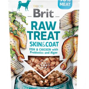 Brit Raw külmkuivatatud maius Skin & Coat koertele 40g