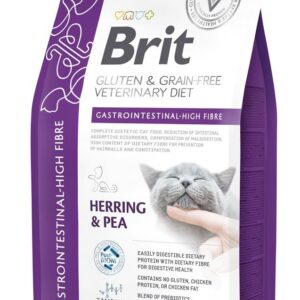 Brit Veterinary Diet Gastrointestinal - High Fibre erisööt kassidele 2kg