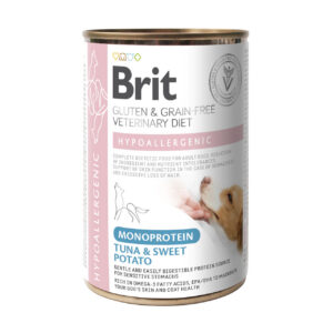 Brit Veterinary Diet Hypoallergenic Monoprotein Tuna konserv koerale 400g