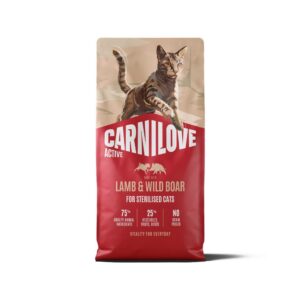 Carnilove Active Lamb & Wild Boar Adult Sterilised kassitoit 6kg
