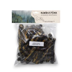 Koerustükk kuivatatud pardi kael koerale 1kg