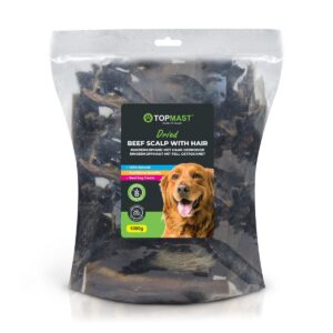 TOPMAST kuivatatud veise peanahk karvaga 1kg