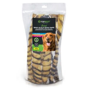 TOPMAST kuivatatud veise peanahk veisemaoga 1kg