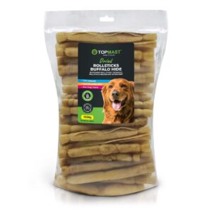 TOPMAST pühvlinahast närimispulgad 1kg