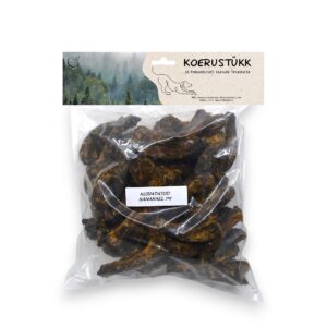 Koerustükk kuivatatud kanakael koerale 1kg