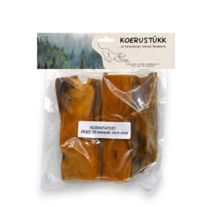 Koerustükk kuivatatud veise peanahk 15cm koerale 200g