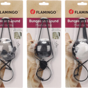 Flamingo ukse külge riputatav heliga mänguhiir kassidele mix
